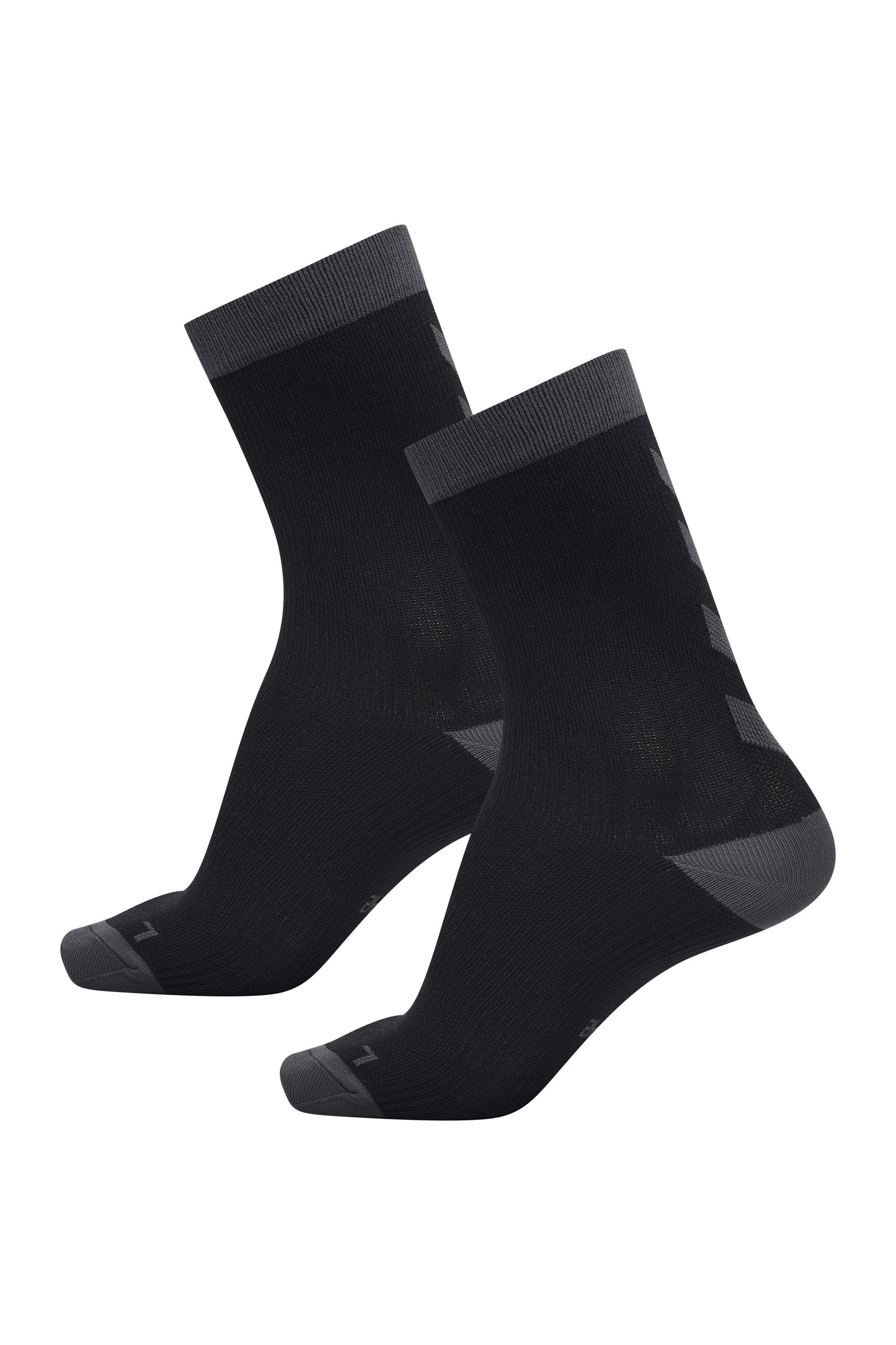 HUMMEL - Element Indoor Sport Sock 2 Pack - Black/asphalt