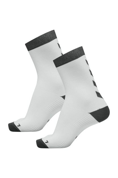 HUMMEL - Element Indoor Sport Sock 2 Pack - White/asphalt