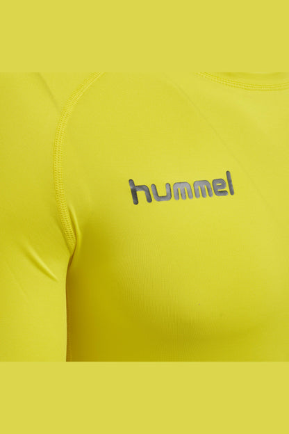 HUMMEL - Hml First Performance Jersey L/s - Blazing Yellow