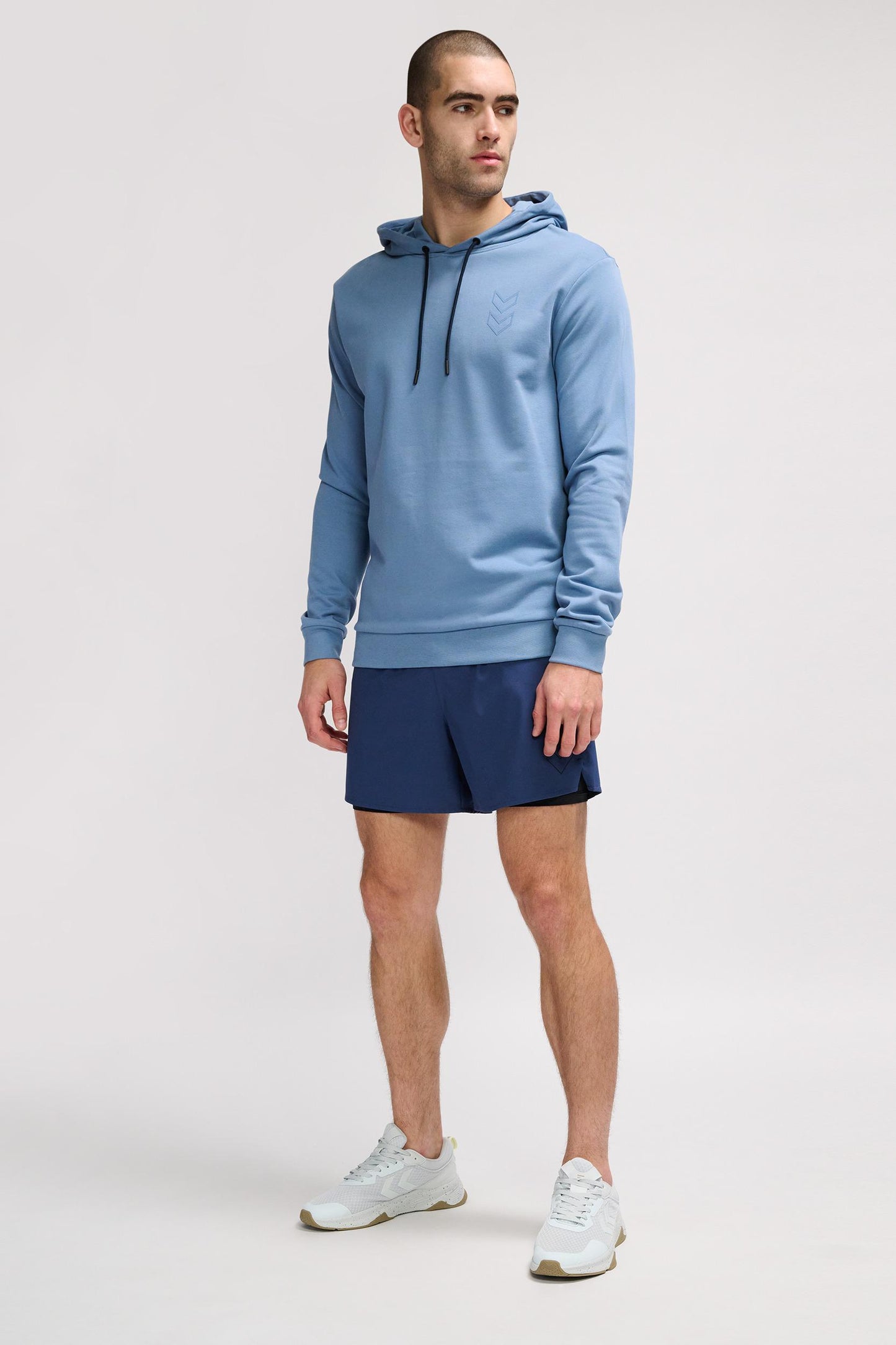 HUMMEL - Hmlactive Co Hoodie - Coronet Blue