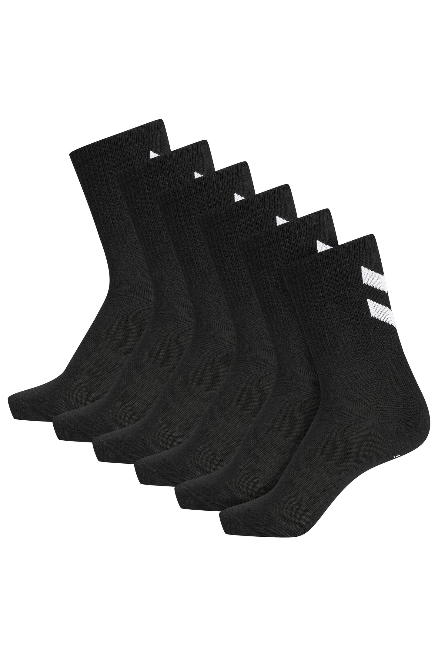 HUMMEL - Hmlchevron 6-pack Socks - Black/black