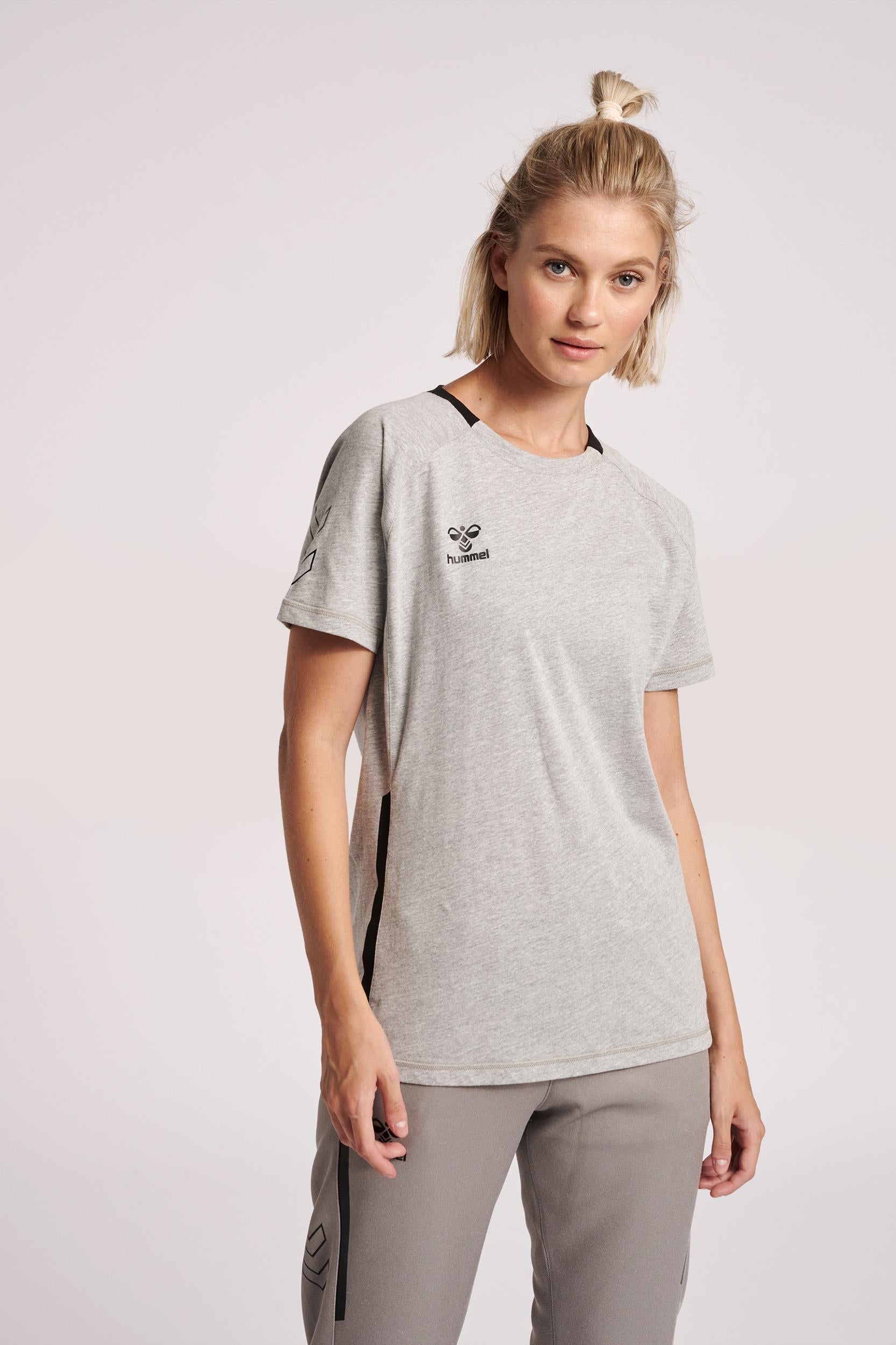 HUMMEL - Hmlcima Xk T-shirt S/s Woman - Grey Melange