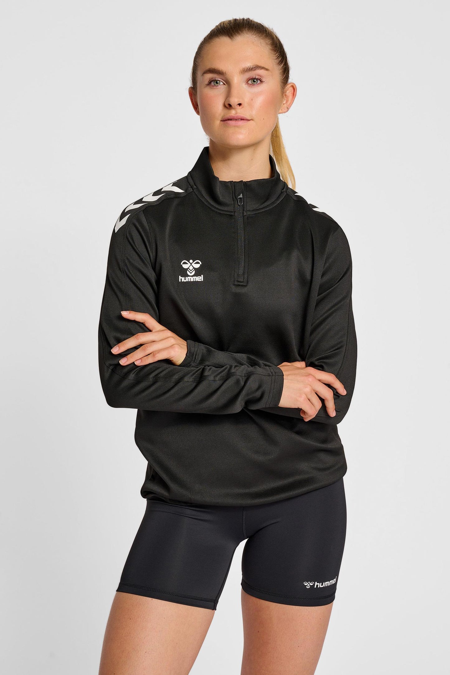 HUMMEL - Hmlcore Xk Half Zip Sweat Woman - Black