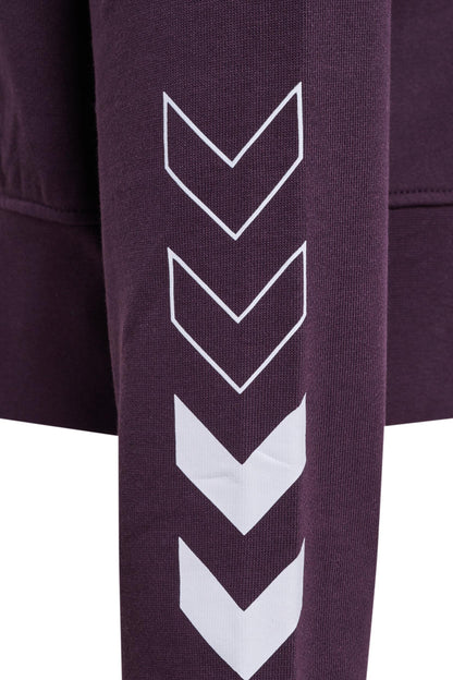 HUMMEL - Hmlelemental Short Hoodie Woman - Plum Perfect