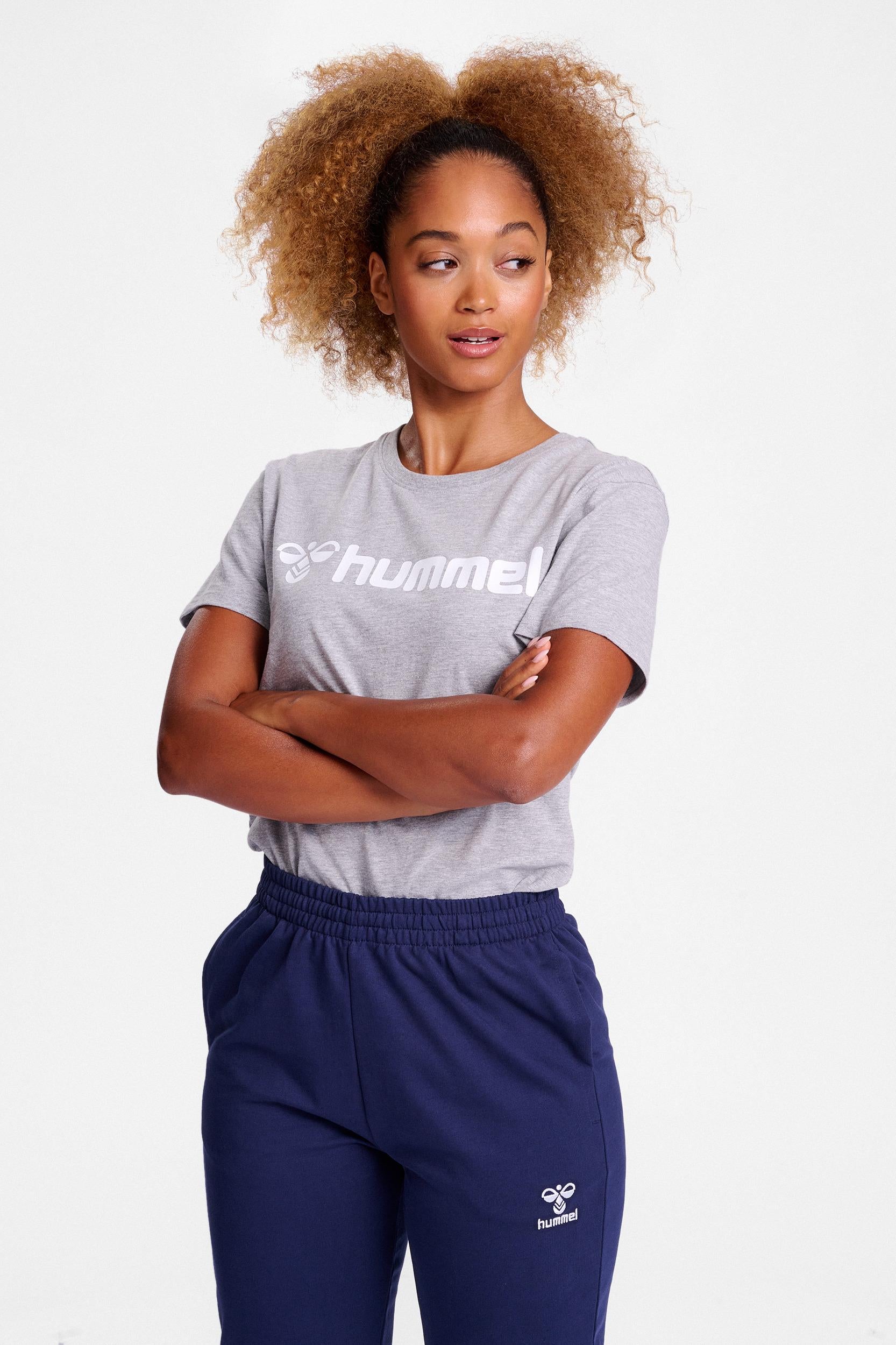 HUMMEL - Hmlgo 2.0 Logo T-shirt S/s Woman - Grey Melange