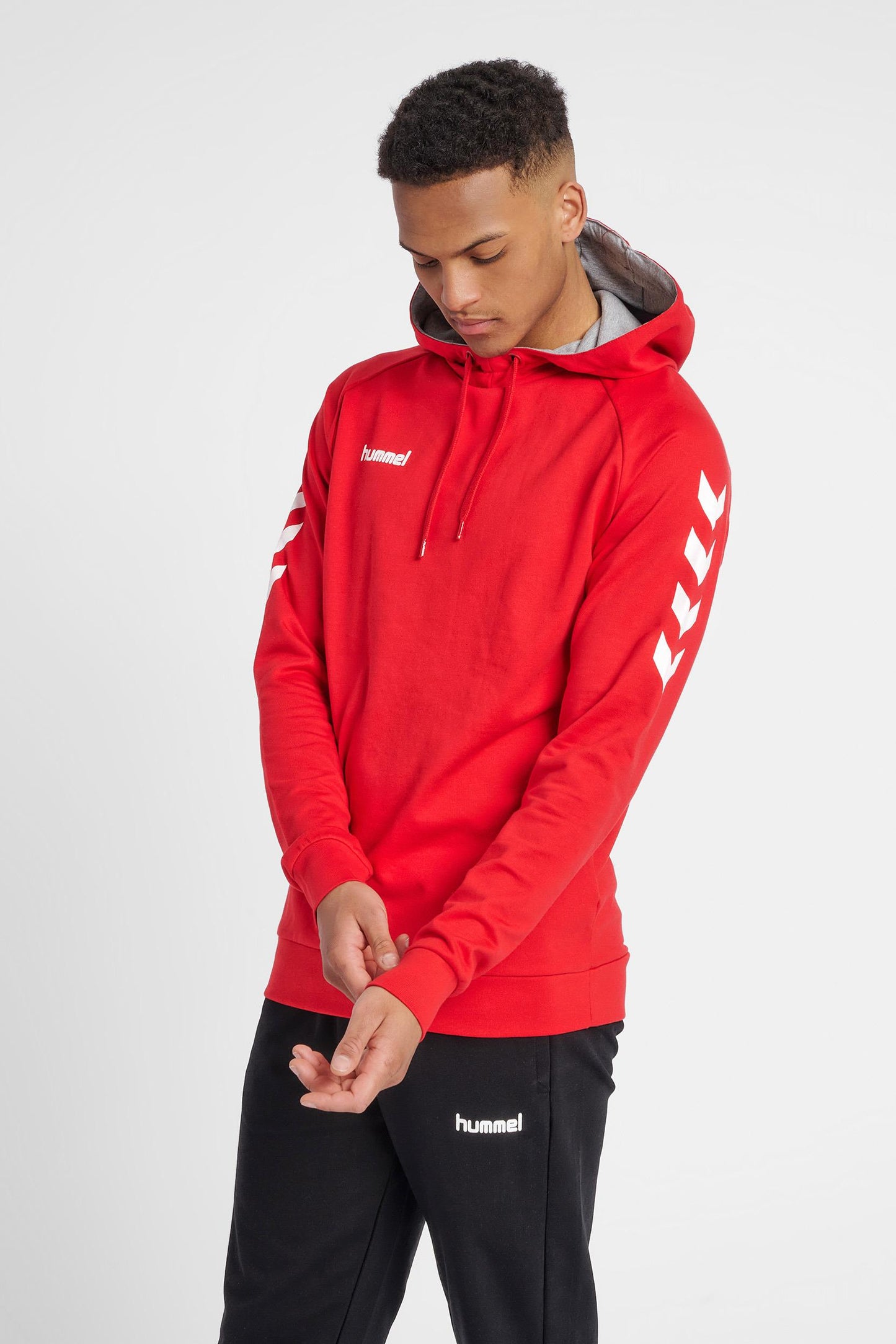 HUMMEL - Hmlgo Cotton Hoodie - True Red