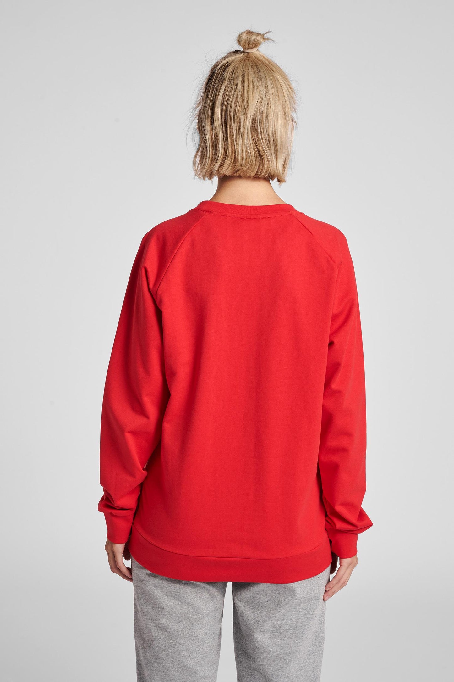 HUMMEL - Hmlgo Cotton Logo Sweatshirt Woman - True Red