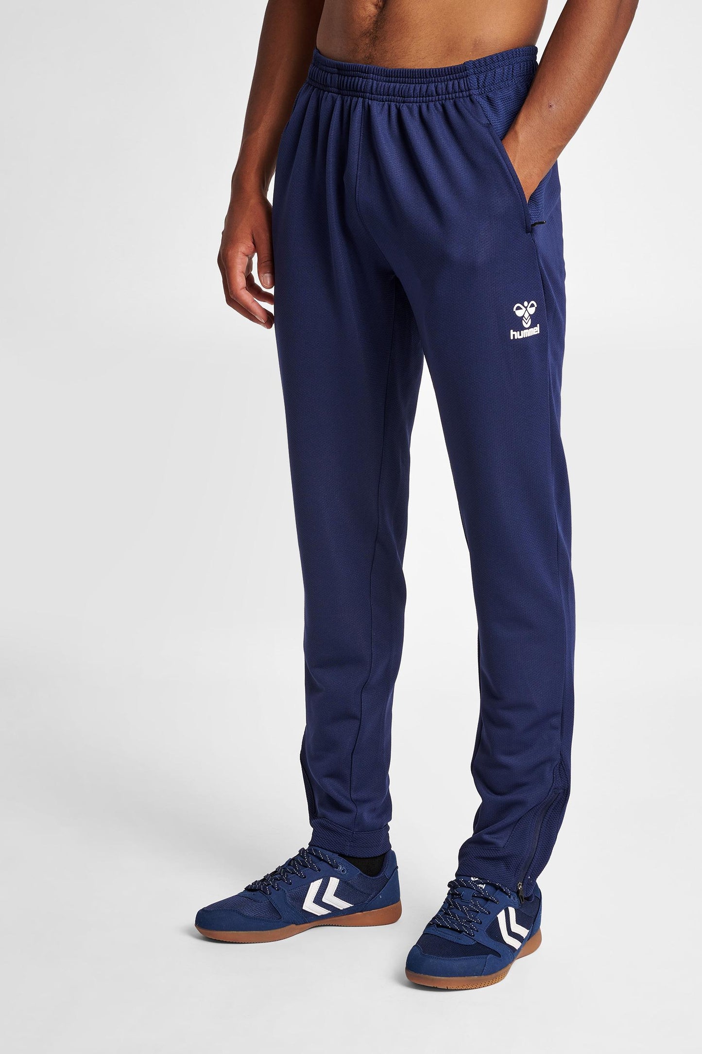 HUMMEL - Hmllead Poly Pants - Marine