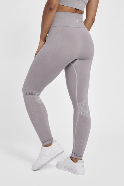 HUMMEL - Hmlmt Flow Seamless Hw Tights - Minimal Gray