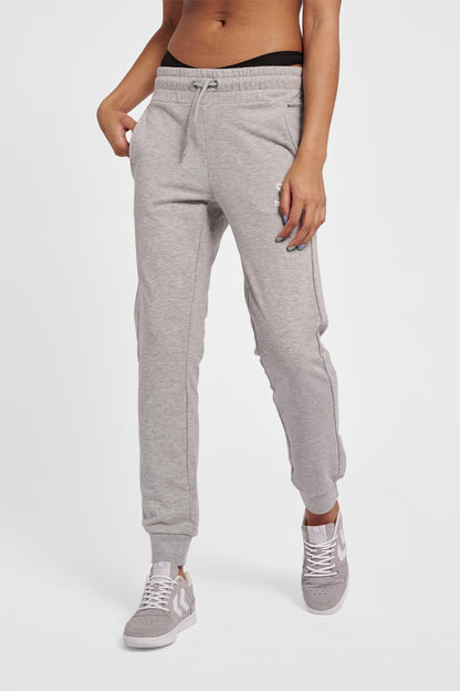 HUMMEL - Hmlnoni 2.0 Regular Pants - Grey Melange