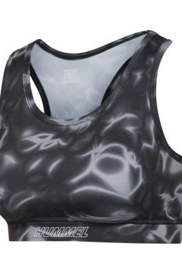 HUMMEL - Hmlte Twist Aop Sports Bra - Black