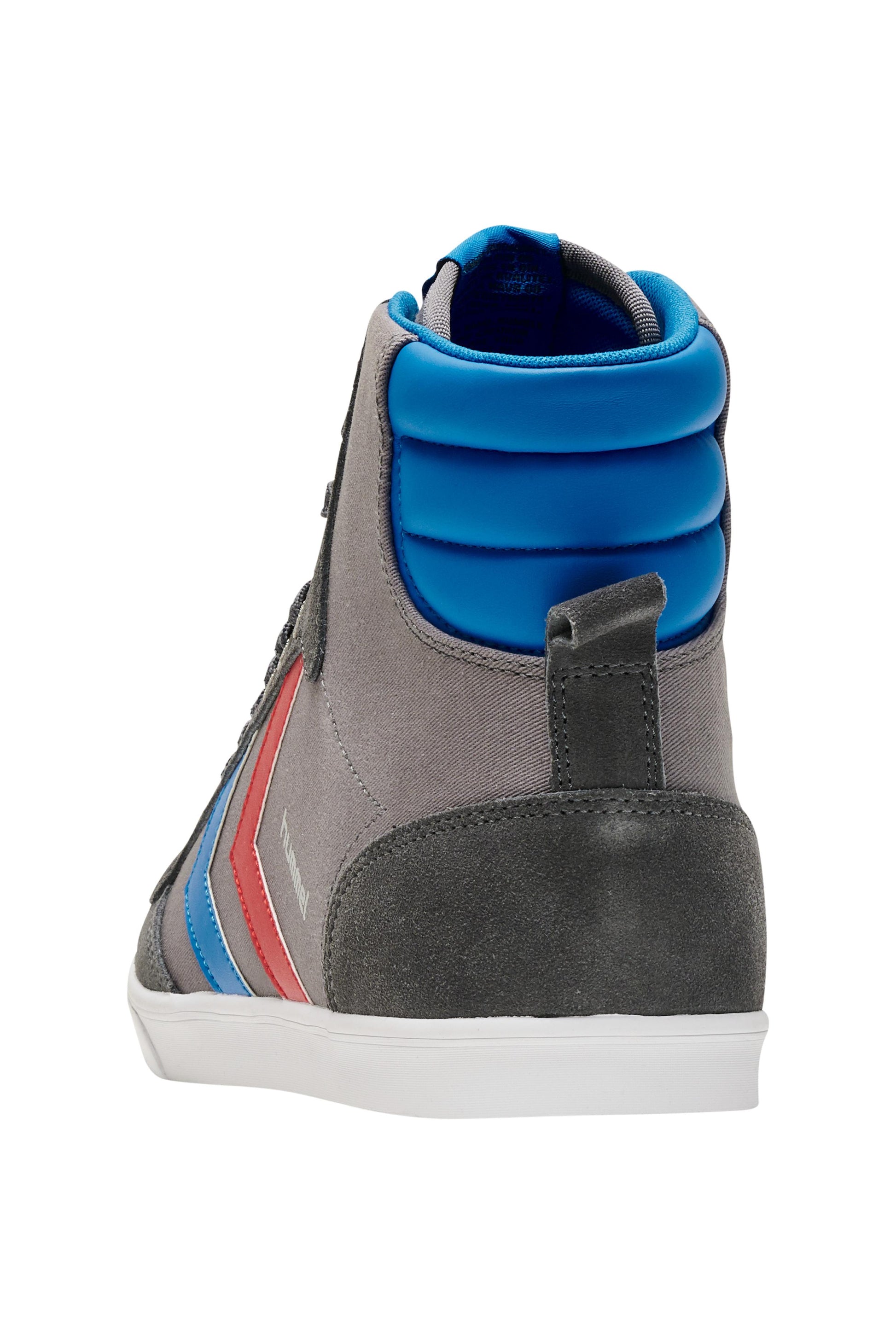 HUMMEL - Hummel Slimmer Stadil High Shoes - Castlerock/ribbonred/bril Blue