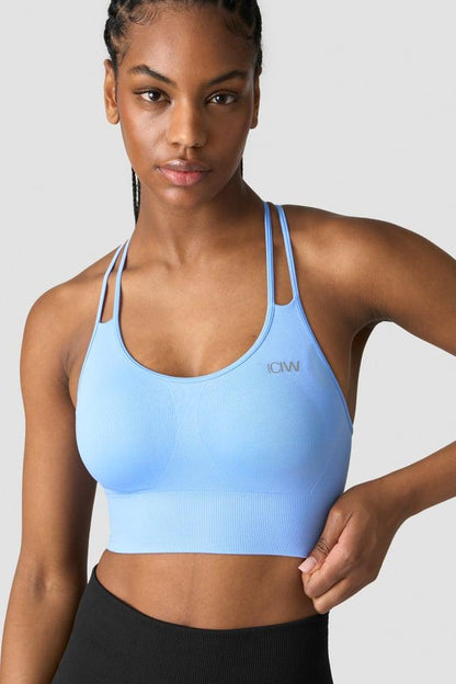 ICANIWILL - Define Seamless Sports Bra - Daisy Blue