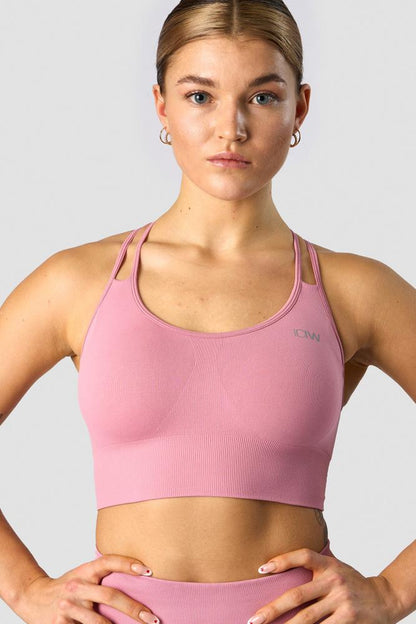 ICANIWILL - Define Seamless Sports Bra - Dusty Pink