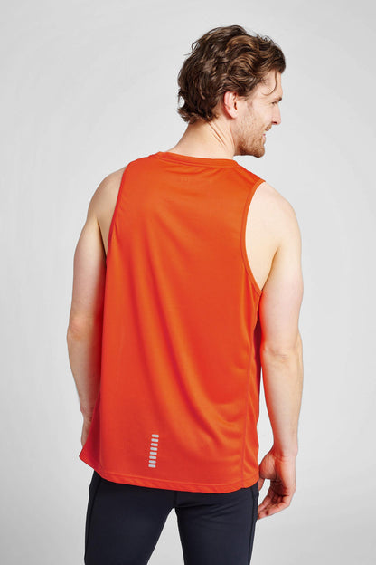 NEWLINE - Men Running Singlet - Spicy Orange