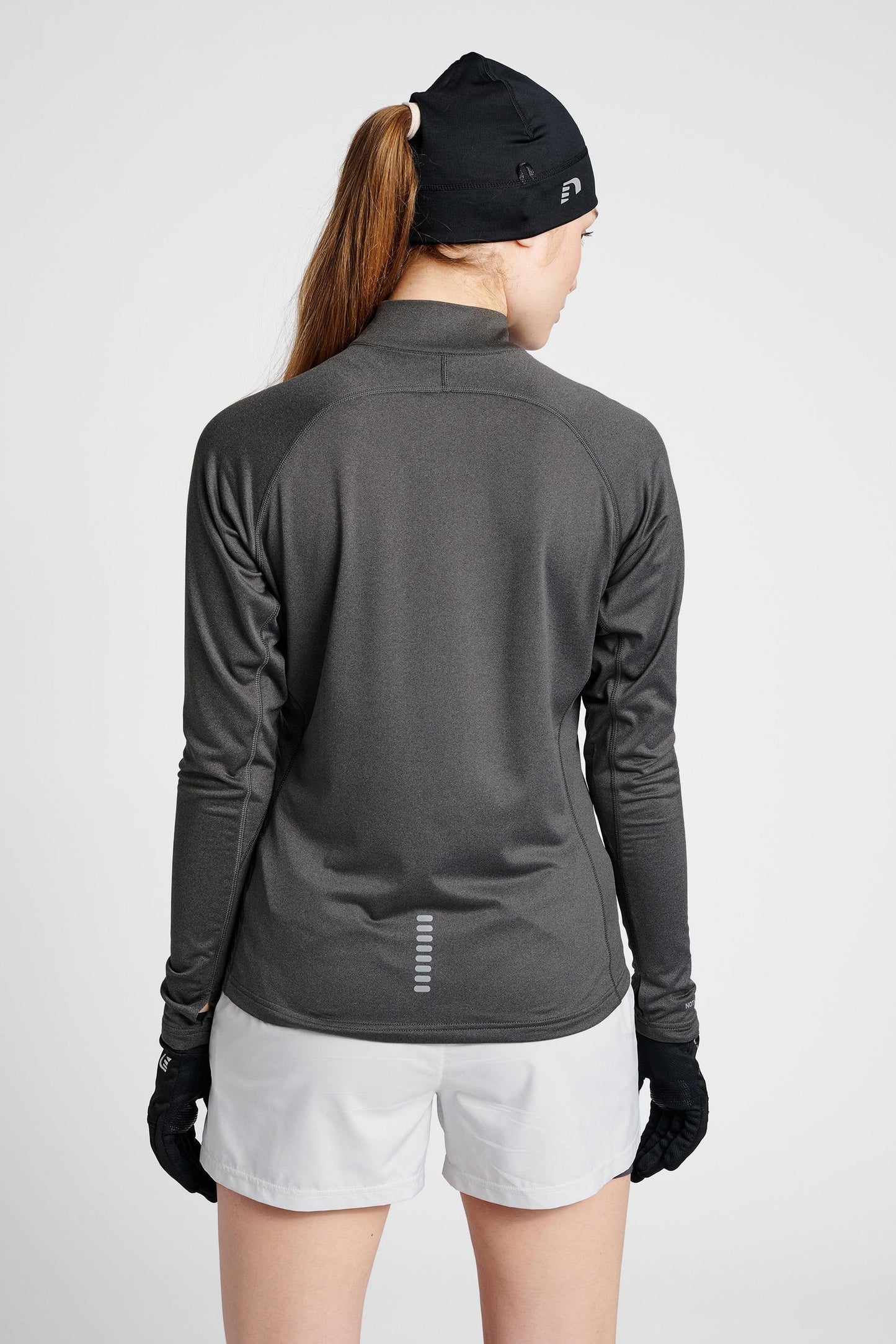 NEWLINE - Women 1/2 Zip L/s - Forged Iron Melange