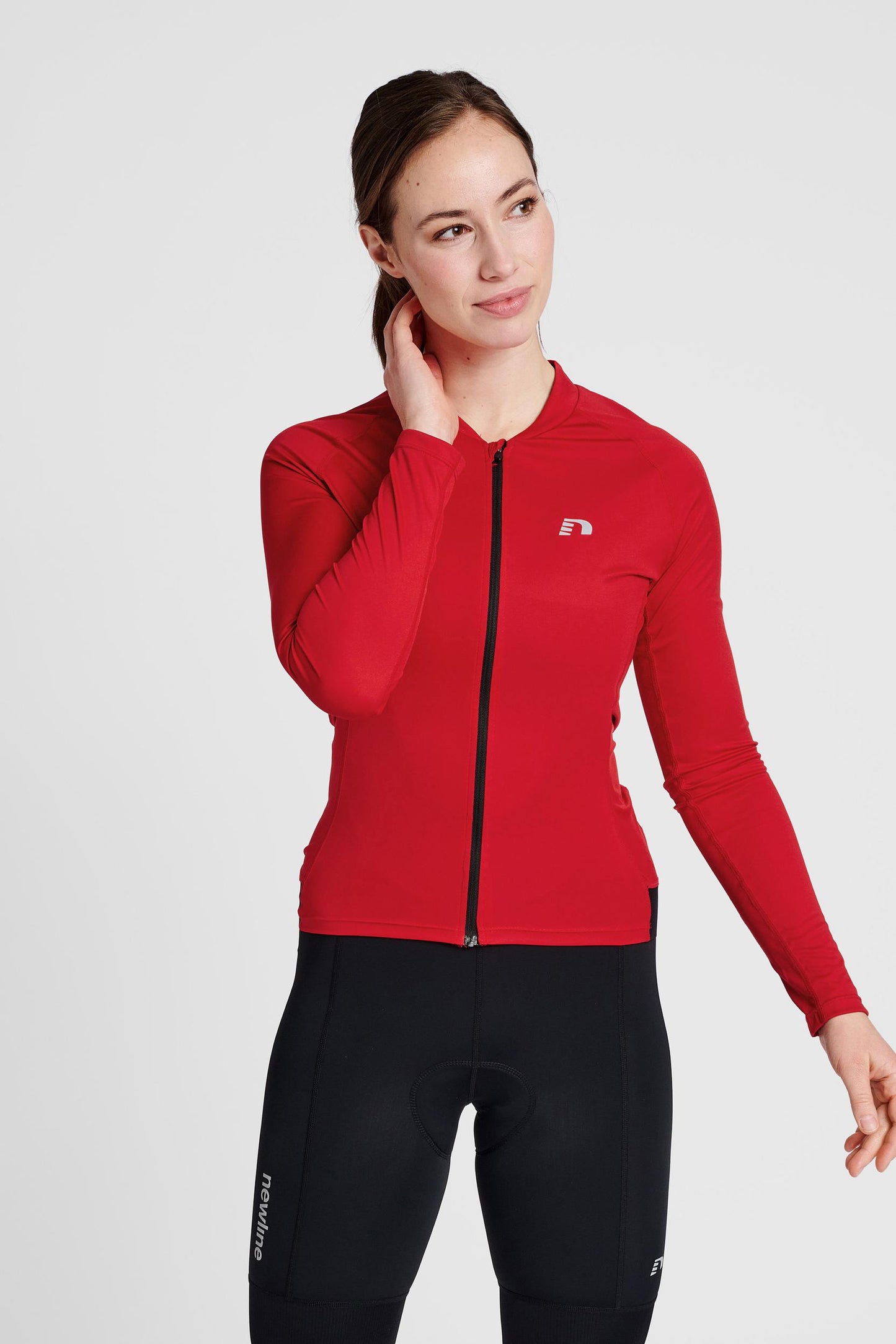 NEWLINE - Womens Core Bike L/s Jersey - Tango Red