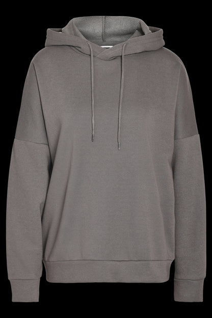 NOISY MAY - Alden L/s Loose Hoodie - Grey