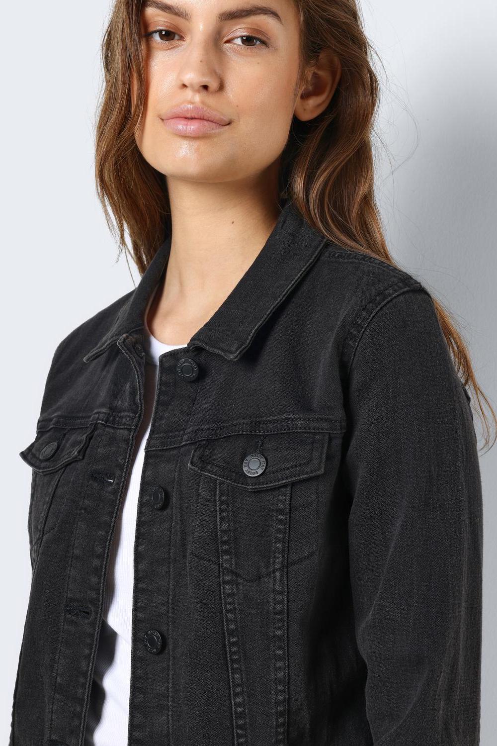 Monday black fashion denim jacket