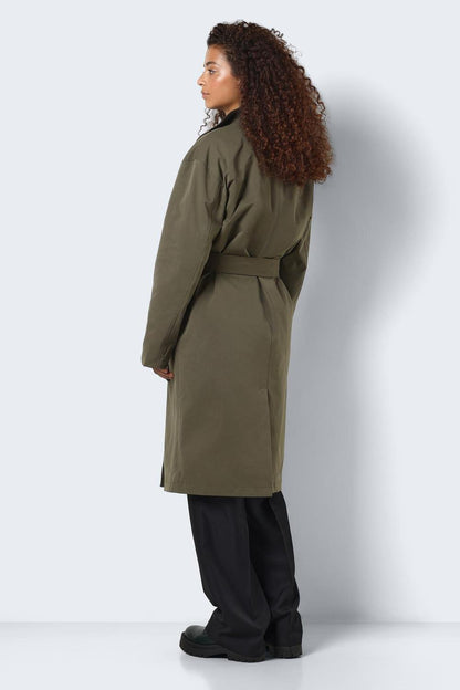 NOISY MAY - Manya L/s Trenchcoat - Green