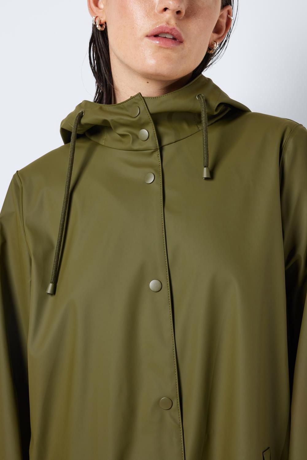 NOISY MAY - Sky L/s X-long A-line Raincoat - Green