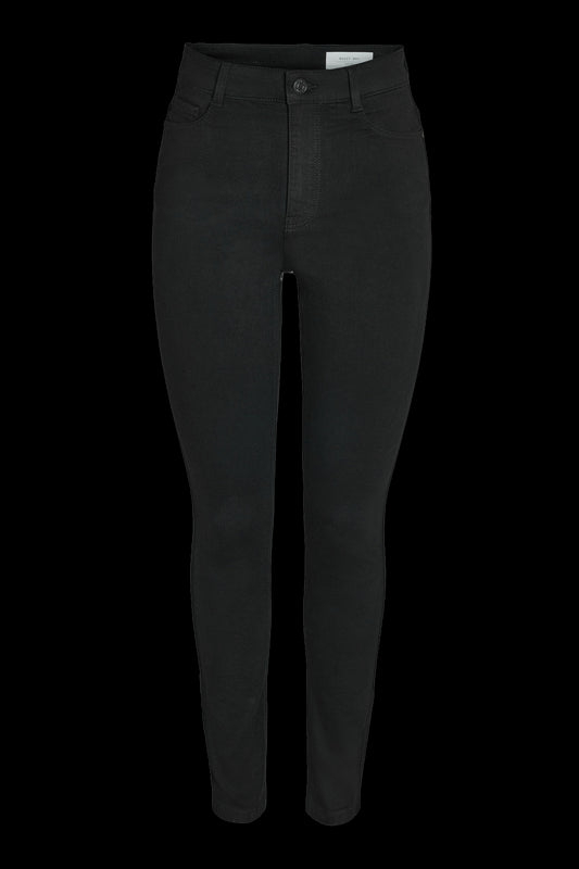 NOISY MAY - Solly Hw Skinny Jeans - Black