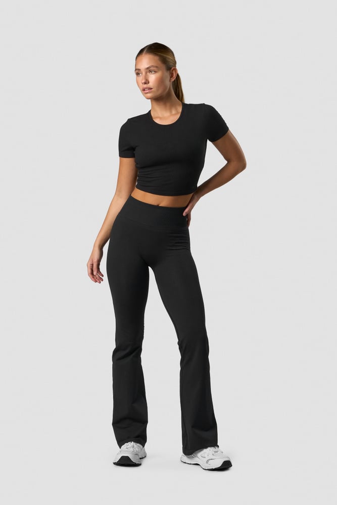 recharge cropped t-shirt wmn black