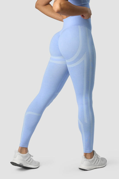 rush seamless tights soft blue melange