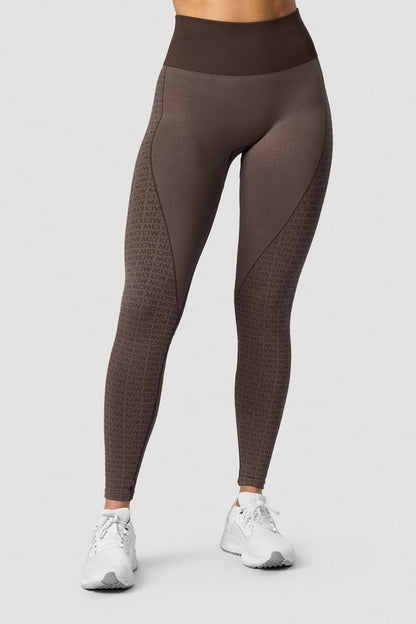 signature seamless tights dark brown