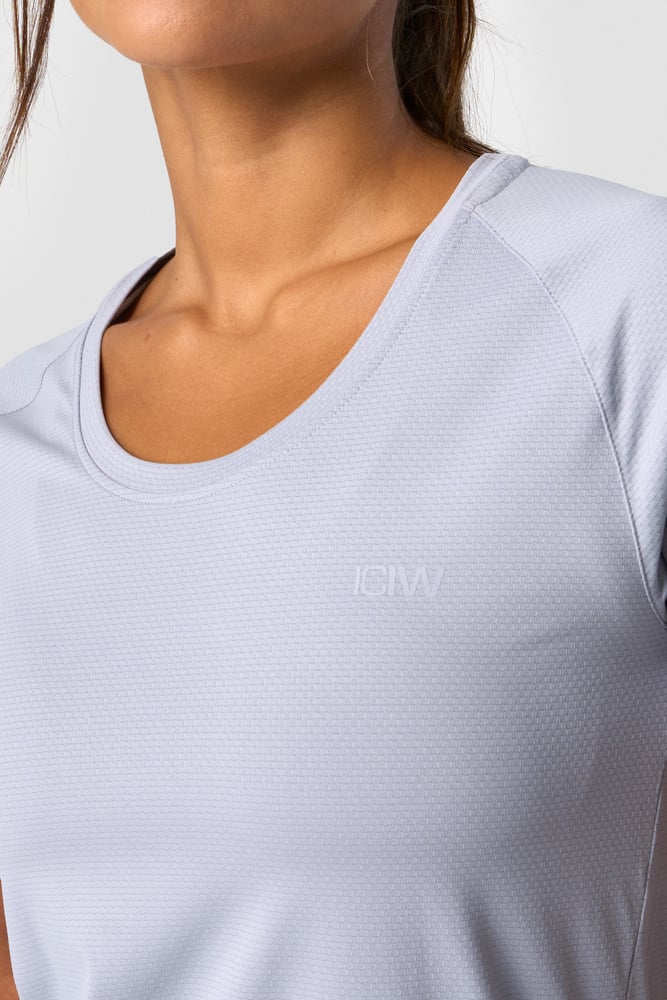 stride t-shirt wmn light blue