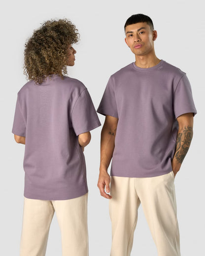 unified t-shirt print purple